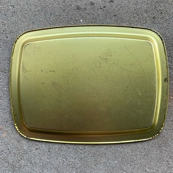 Currier & Ives American Homestead Winter Vintage Metal Tray - Picture 6 of 6